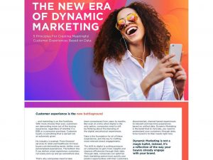 The 5 Principles for Creating Meaningful Customer Experiences Based on Data