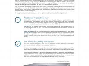5 Things To Consider When Buying Your First Server