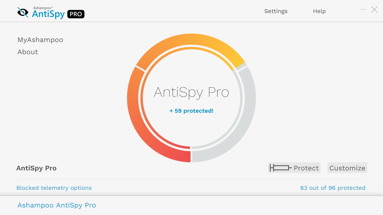 Ashampoo® AntiSpy Pro ss Ashampoo® AntiSpy Pro ss