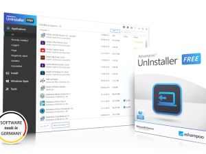 Ashampoo® UnInstaller FREE -Box Shot-