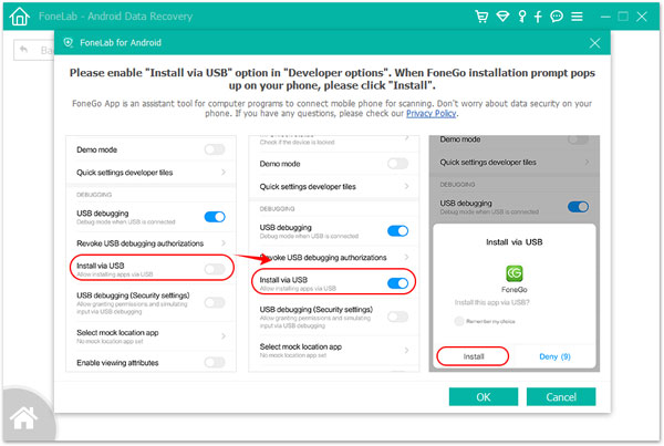 install-fonego-app -screenshot