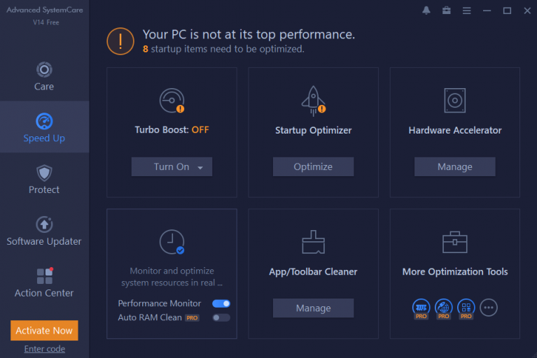 Advanced SystemCare Pro 14.0-performance