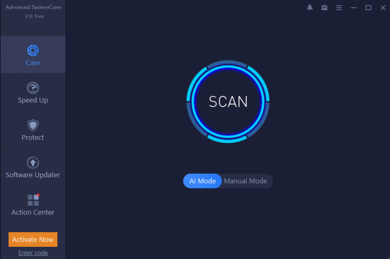 Advanced SystemCare Pro 14.0-scaning