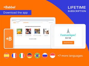 60% off Discount – Babbel Language Learning: Lifetime (All Languages) – Learn 14 Languages & Access Over 10,000 Hours