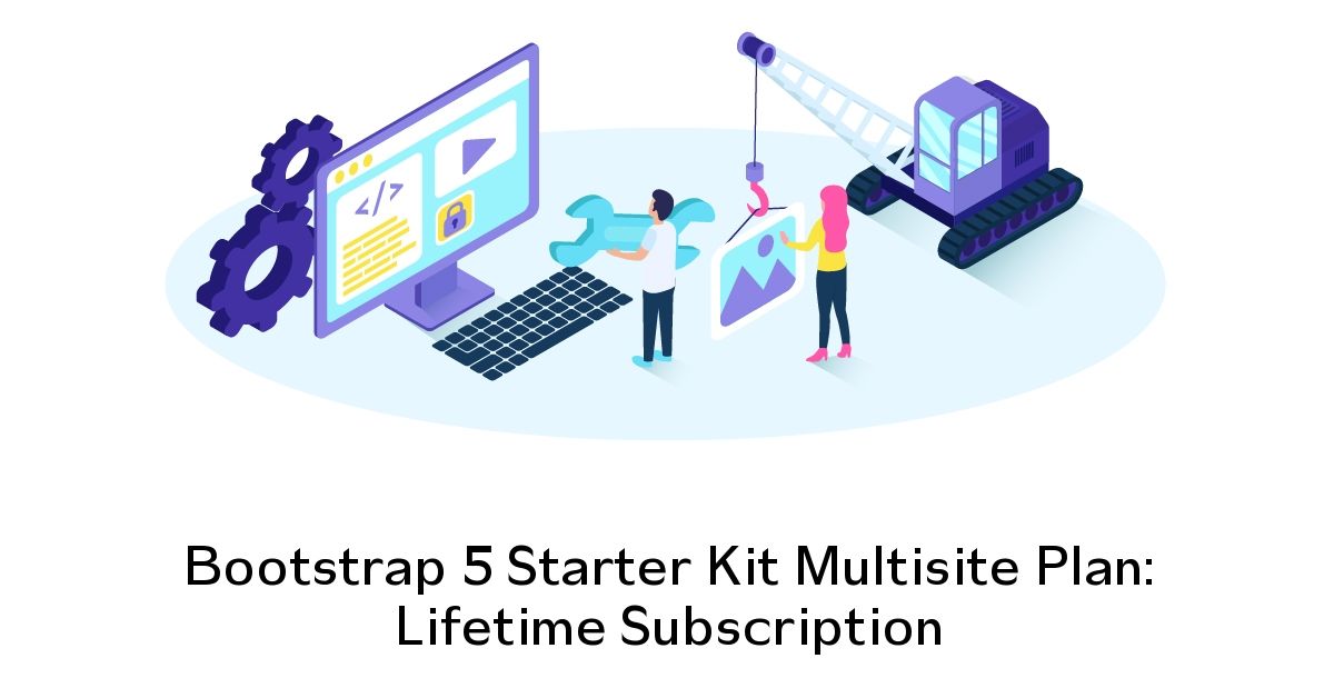 Bootstrap 5 Starter Kit Multisite Plan-lifetime