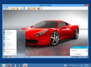 Remote computer desktop