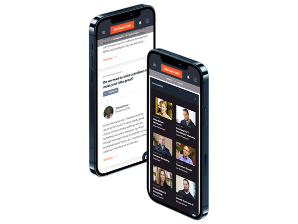 Startups-com Unlimited-Lifetime Subscription-dashboard-education-mobile