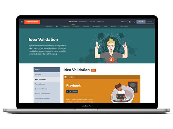 Startups-com Unlimited-Lifetime Subscription-dashboard