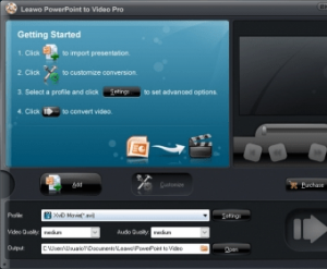 leawo-powerpoint-to-video-pro-v2.8-main-interface