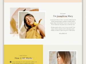 Web Themes > WordPress > Blog : Josephine – Feminine WordPress Theme