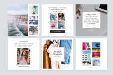 Giveaway Tamplates – Canva : Instagram Posts Starter Pack | CANVA