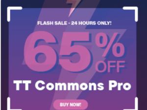 Check out the one day 65% off flash sale for the TT Commons Pro family from Font Fabric!