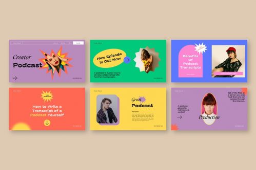 Giveaway Podcast Powerpoint Template