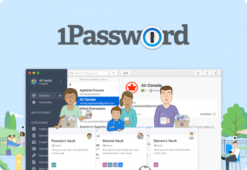  Giveaway 1Password Families 6-Months (License Key)