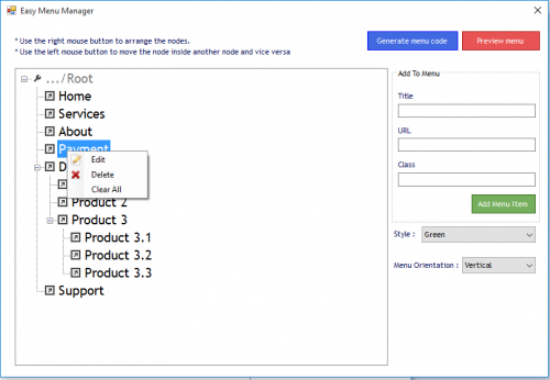 Giveaway Easy Menu Manager (License Key)