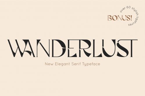 Giveaway Wanderlust Serif Font