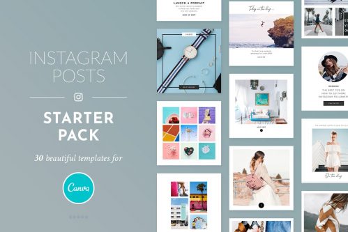 Instagram Posts Starter Pack | CANVA